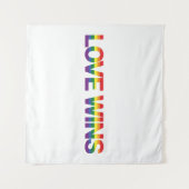 モダンシンプルデザイン愛鮮やか勝ち タペストリー (正面(横))