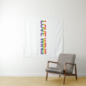 モダンシンプルデザイン愛鮮やか勝ち タペストリー (インサイチュ(横))