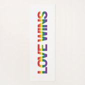 モダンシンプルデザイン愛鮮やか勝ち ヨガマット (裏面)