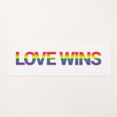 モダンシンプルデザイン愛鮮やか勝ち ヨガマット (正面(横))