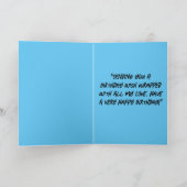 モダンシンプルトレンディーカスタム誕生日 カード (内部)