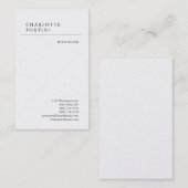 モダンシンプルトレンディープレミアムパール 名刺 (正面/裏面)