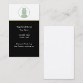 モダンシンプルナース名刺テンプレート 名刺 (正面/裏面)