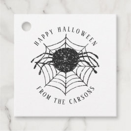 モダンシンプルハッピーハローウィンSpider Web フェイバータグ