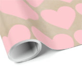 モダンシンプルハートクラフト ラッピングペーパー (ロールコーナー)