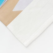 モダンシンプルハート8 Photo Collageカスタム フリースブランケット (角)