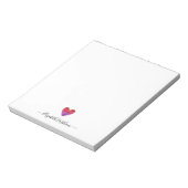 モダンシンプルハート ノートパッド (回転)