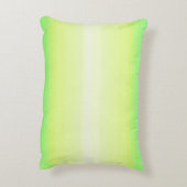 モダンシンプルパステルグリーンブルーカラフルグラデーション アクセントクッション (裏面(縦))