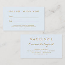 モダンシンプルパステルブルーサロン