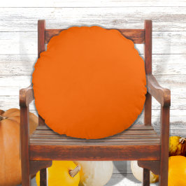 モダンシンプルパンプキンオレンジ ラウンドクッション