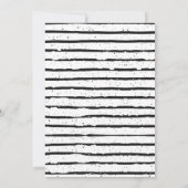 モダンシンプルパーティー動物招待状 (裏面)