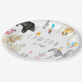 モダンシンプルパーティー動物水彩紙プレート ペーパープレート (アングル)