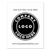 モダンシンプルビジネスのロゴとWebサイカスタムト ラバースタンプ (インプリント)