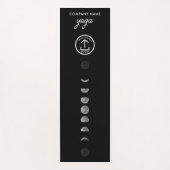 モダンシンプルビジネスのロゴ神秘的なMoons Gym ヨガマット (正面)