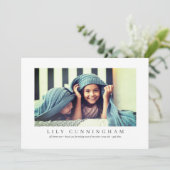 モダンシンプルフォカスタムトドクターナース サンキューカード (スタンド正面)