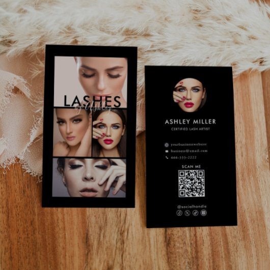 モダンシンプルフォーマル白黒 名刺