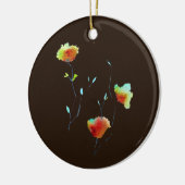 モダンシンプルフローラフラワーオータムアート セラミックオーナメント (左)