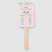 モダンシンプルフローラ結婚ズ ハンドファン (裏面)