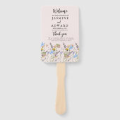 モダンシンプルフローラ結婚ズ ハンドファン (正面)