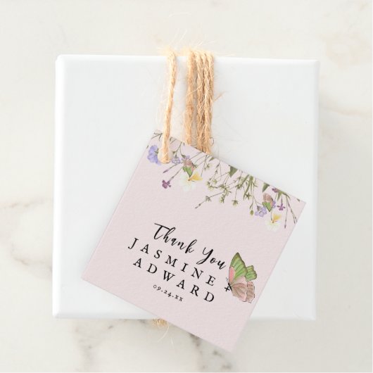 モダンシンプルフローラ結婚ズ フェイバータグ (インサイチュ)