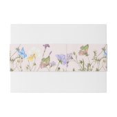 モダンシンプルフローラ結婚ズ 招待状ベリーバンド (裏面例)