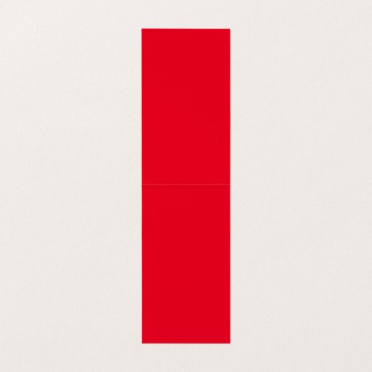 モダンシンプルブルーレッドグレーミニマリストプレーン 名刺 (内部フラット)