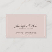 モダンシンプルプレーンカラープロフェッショナル 名刺 (裏面)