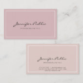 モダンシンプルプレーンカラープロフェッショナル 名刺 (正面/裏面)