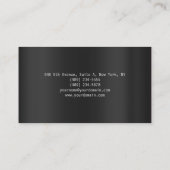 モダンシンプルプレーンプロフェッショナル 名刺 (裏面)