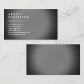 モダンシンプルプレーン灰色トレンディー名刺 名刺 (正面/裏面)