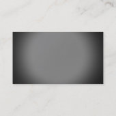 モダンシンプルプレーン灰色トレンディー名刺 名刺 (裏面)