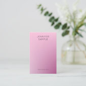 モダンシンプルプロフェッショナルエレガントテンプレートトレンディー 名刺 (スタンド正面)