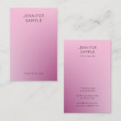 モダンシンプルプロフェッショナルエレガントテンプレートトレンディー 名刺 (正面/裏面)