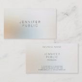 モダンシンプルプロフェッショナルエレガント美しいサロン 名刺 (正面/裏面)