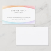 モダンシンプルプロフェッショナルテンプレートシック 名刺 (正面/裏面)