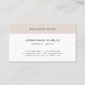 モダンシンプルプロフェッショナルミニマエレガントリストカッコいい 名刺 (正面)