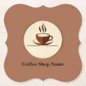 モダンシンプルプロフェッショナル店 ペーパーコースター (正面)