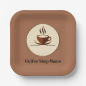 モダンシンプルプロフェッショナル店 ペーパープレート (正面)