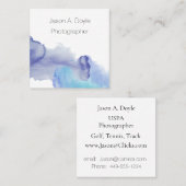 モダンシンプルプロフェッショナル スクエア名刺 (正面/裏面)