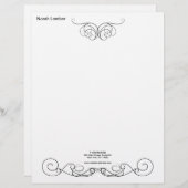 モダンシンプルプロフェッショナル レターヘッド (正面/裏面)