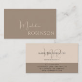 モダンシンプルプロフェッショナル 名刺 (正面/裏面)