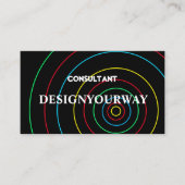 モダンシンプルプロフェッショナル 名刺 (正面)