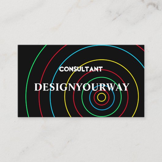 モダンシンプルプロフェッショナル 名刺 (正面)