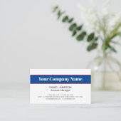 モダンシンプルプロフェッショナル 名刺 (スタンド正面)