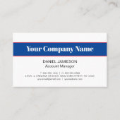 モダンシンプルプロフェッショナル 名刺 (正面)