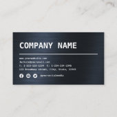 モダンシンプルプロフェッショナル 名刺 (裏面)