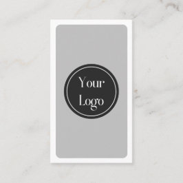 モダンシンプルホワイトグラファイトミニマリスト 名刺