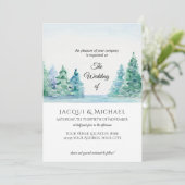 モダンシンプルマウンテンレイクnフォレ結婚スト 招待状 (スタンド正面)