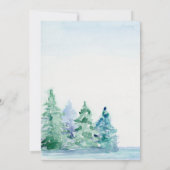 モダンシンプルマウンテンレイクnフォレ結婚スト 招待状 (裏面)