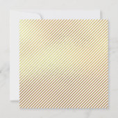 モダンシンプルミニマリストゴールデンブラック卒業 サンキューカード (裏面)